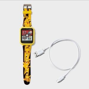Pokemon Pikachu Kids Smart Watch Digital Camera Games Alarm Calculator Rechargea
